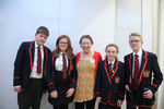 Enniskillen Royal Grammar School with author Moira McPartlin