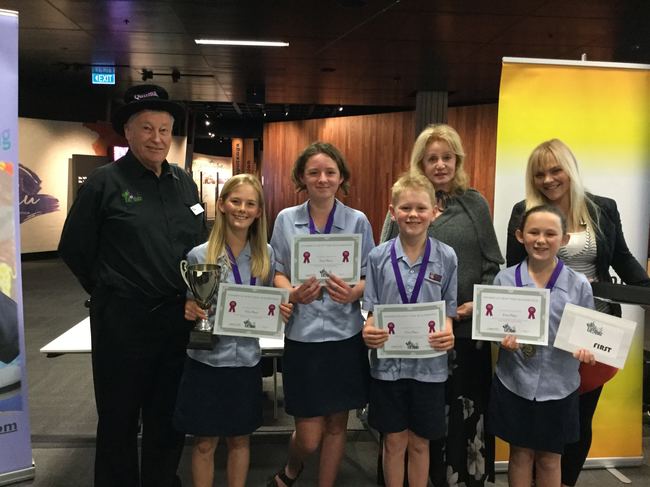 Belmont Intermediate, winners of the 2018 New Zealand National Final